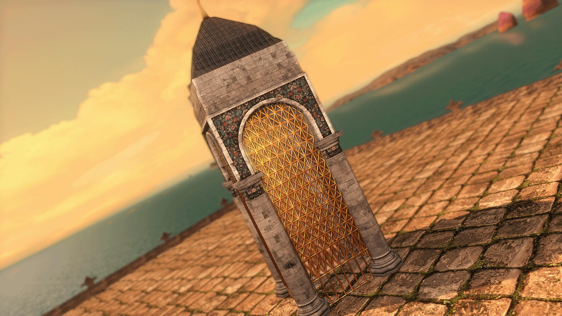 Oriental Arch Prop Port